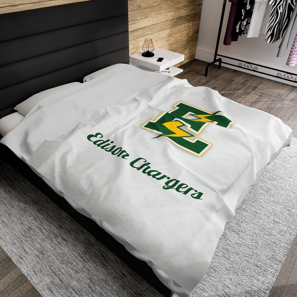 Thumbnail: Edison Chargers Plush Blanket