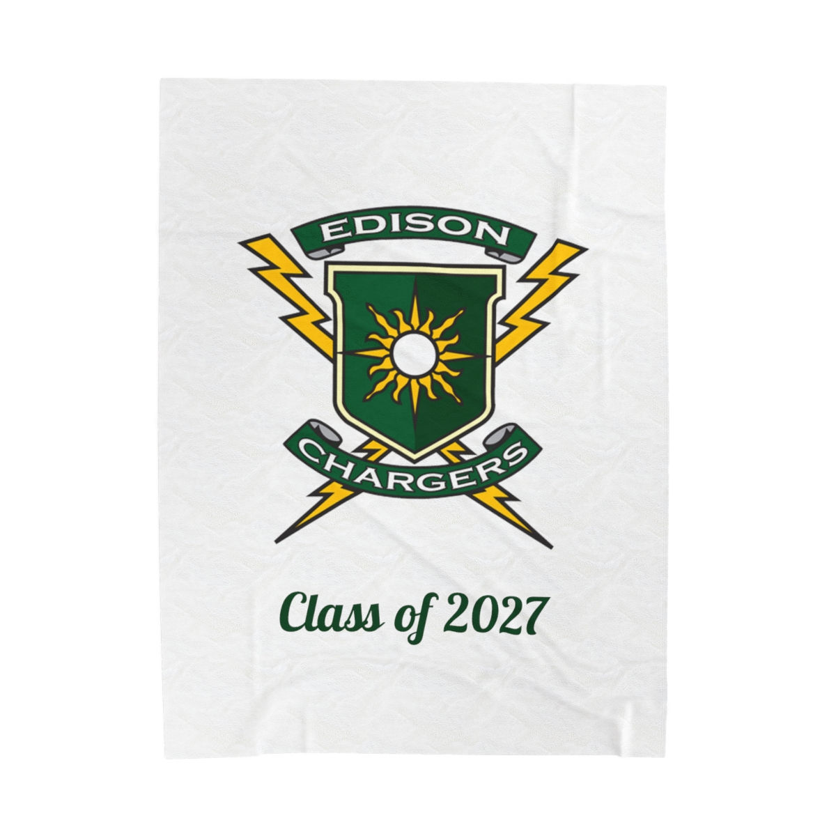 Chargers 2027 Plush Blanket