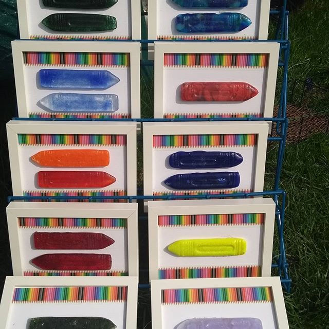 Crayon pictures in the sun ☀️☀️☀️