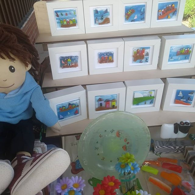 The kiln Fairy at Melbourn hub craft fair