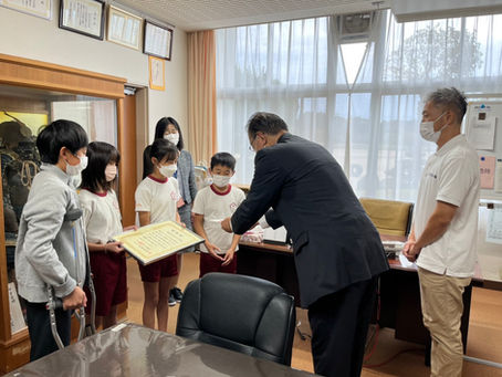 アルミ缶リサイクル協会より表彰式