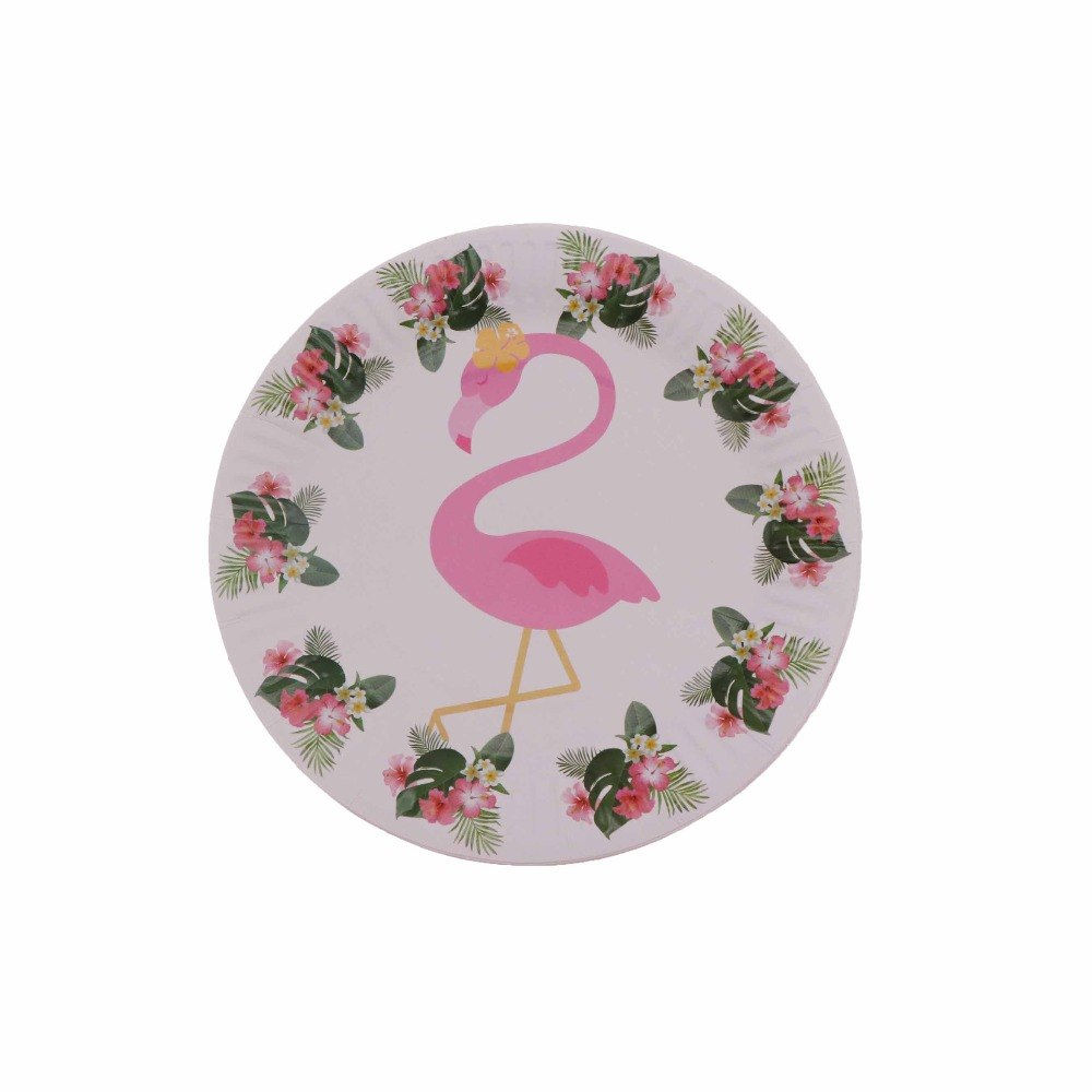 Flamingo Theme Disposable Tableware
