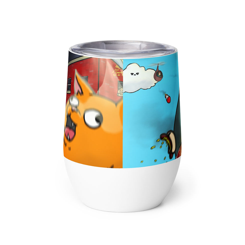 Thumbnail: Kid Come Down Wine Thermos Thing
