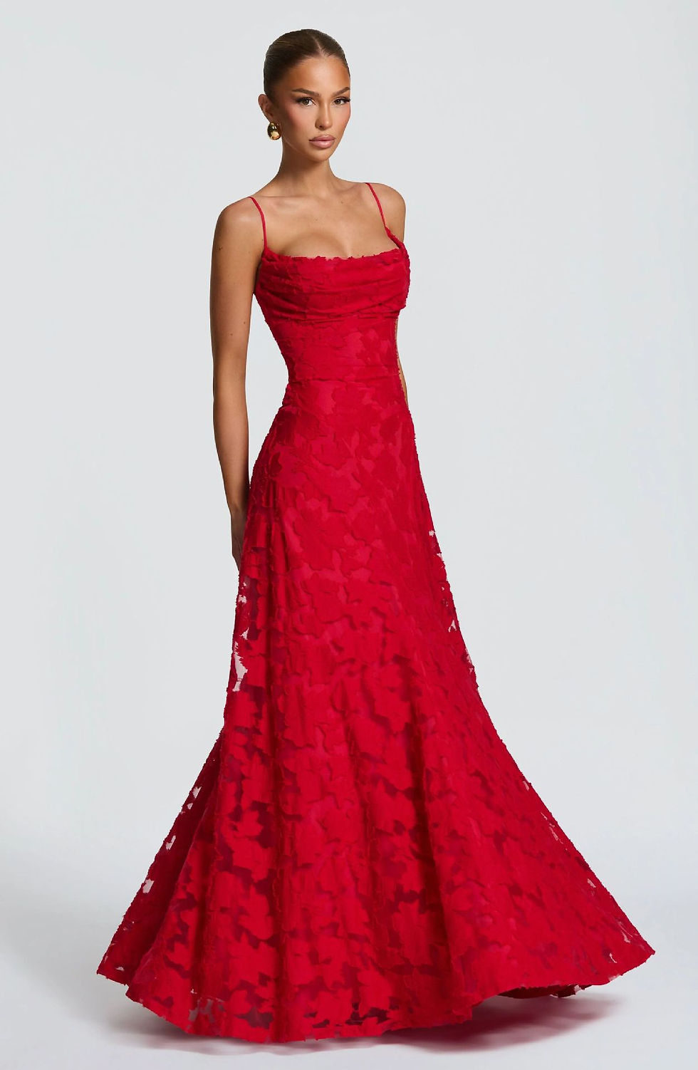 Thumbnail: Backless Chiffon Maxi Dress for Evening & Occasion Wear
