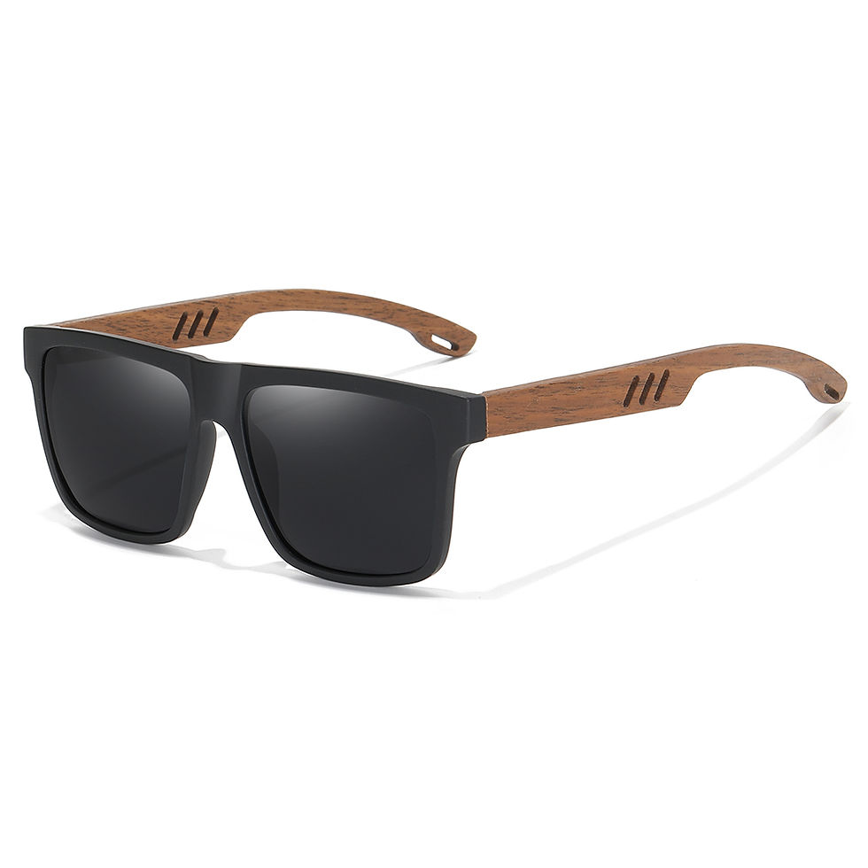 Thumbnail: Wood Frame Polarized Sunglasses
