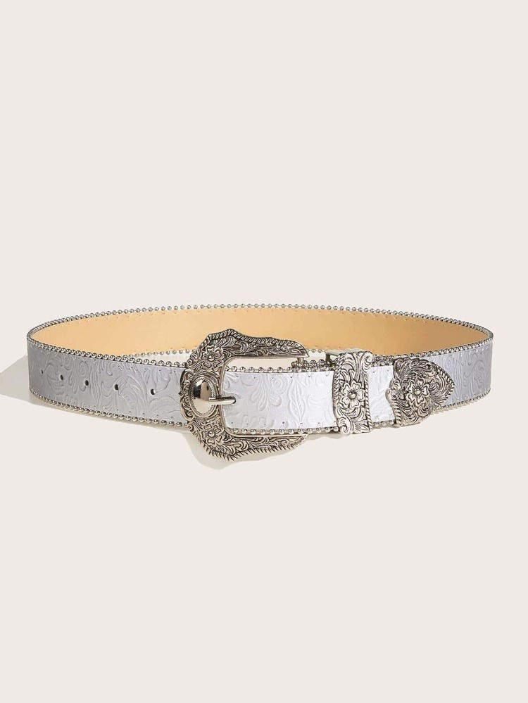 Thumbnail: Western Engraved Buckle Belt
