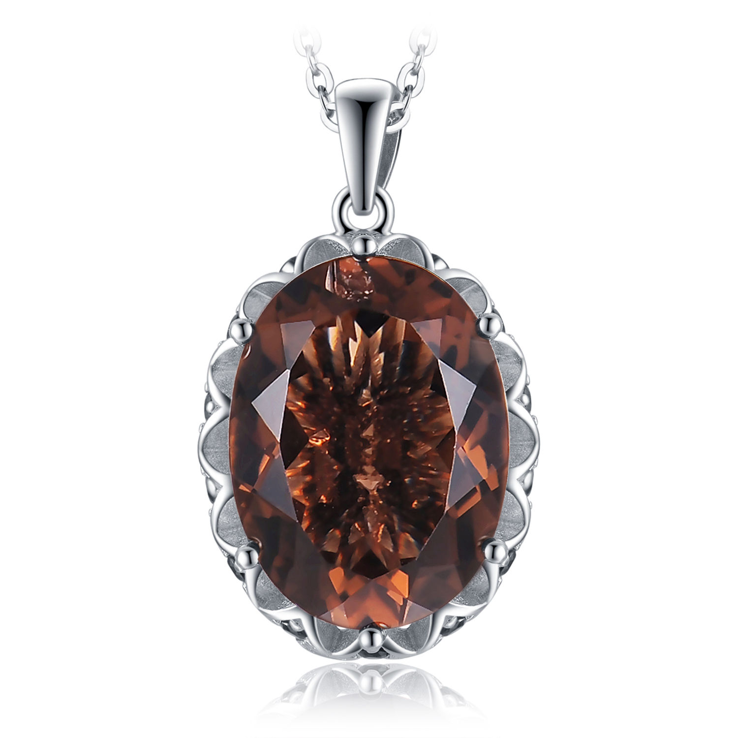 Smoky Quartz Statement Pendant