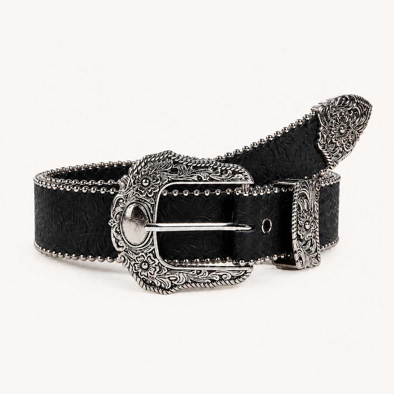 Western Engraved Buckle Belt