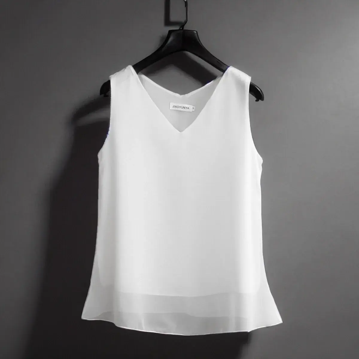Sleeveless Halter Neck Chiffon Blouse