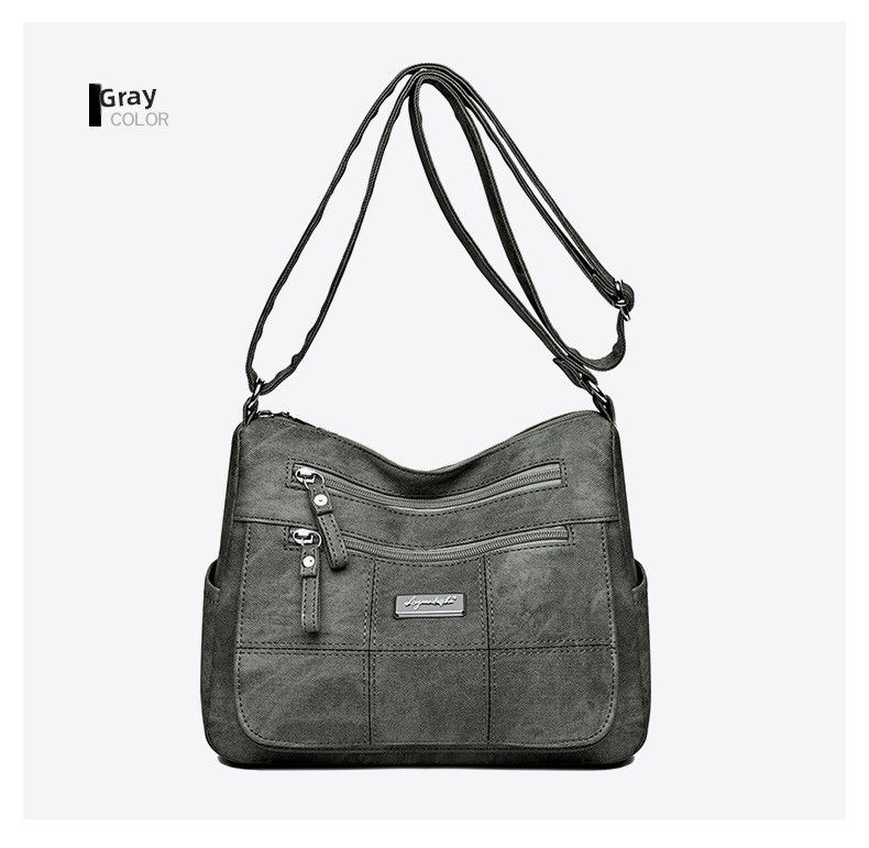 Thumbnail: Oxford Multi-Zip Messenger Bag
