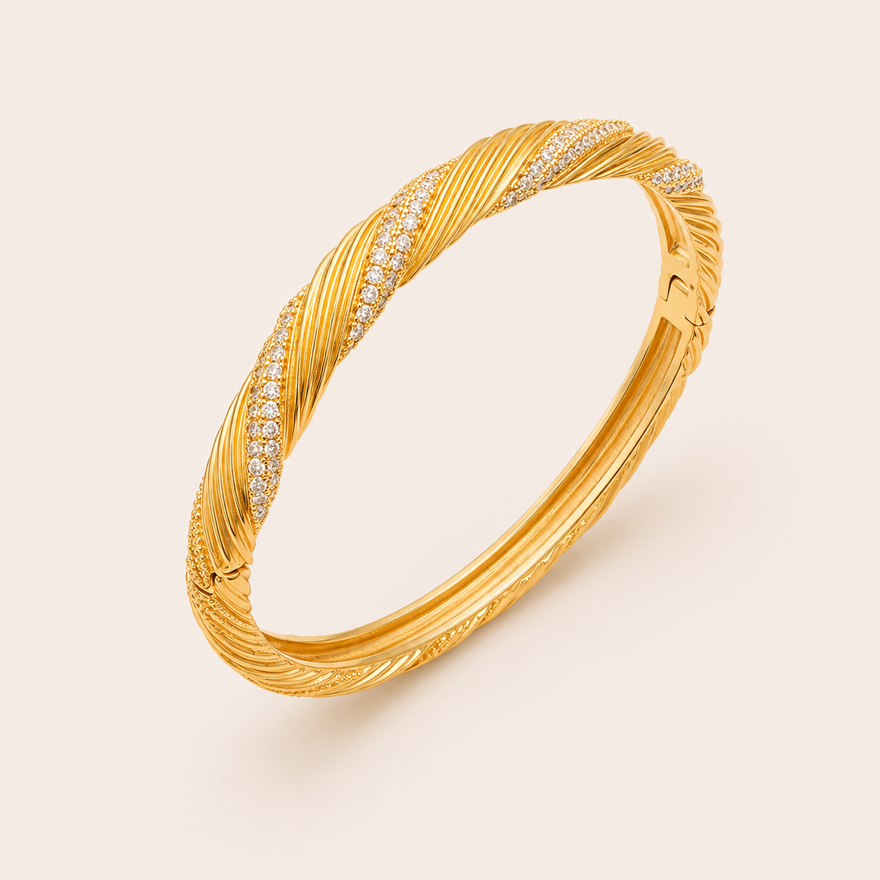 Starry Twist Gold Bracelet