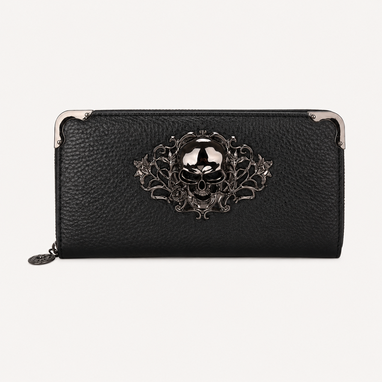 Skull Punk Long Wallet