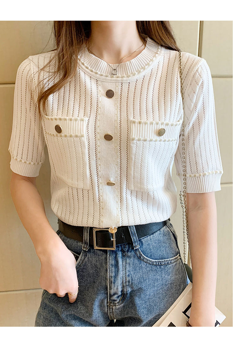 Thumbnail: Knitted Pocket T-Shirt