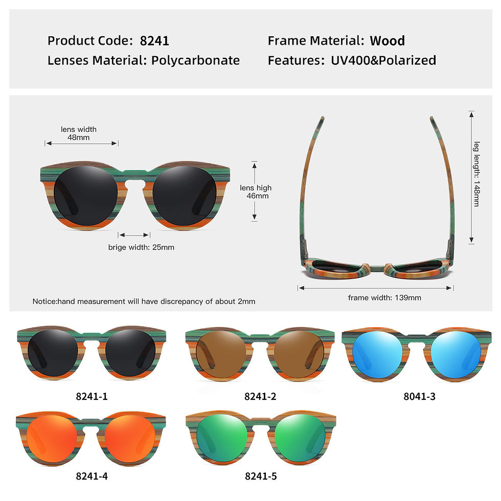 Thumbnail: Bamboo Oval Sunglasses