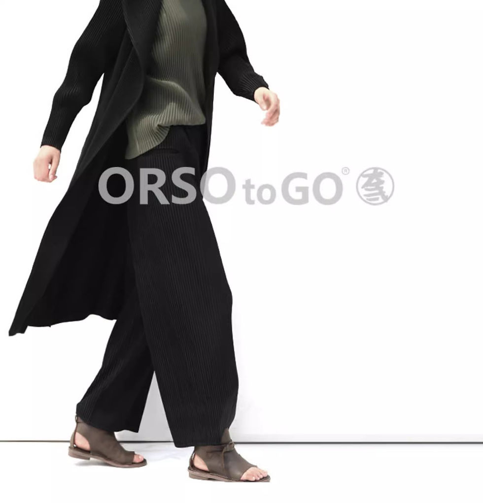 Thumbnail: Pleated Straight-Leg Trousers