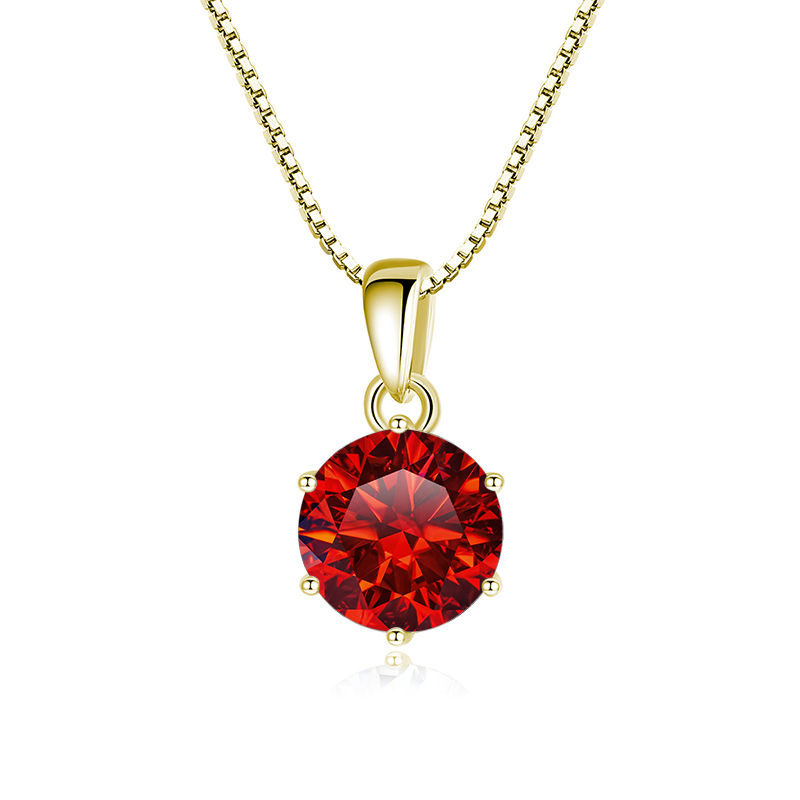 Thumbnail: Bridal Moissanite Pendant Necklace
