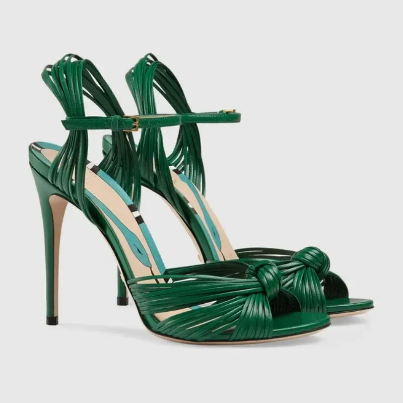 Thumbnail: Pointed-Toe Stiletto Sandals

