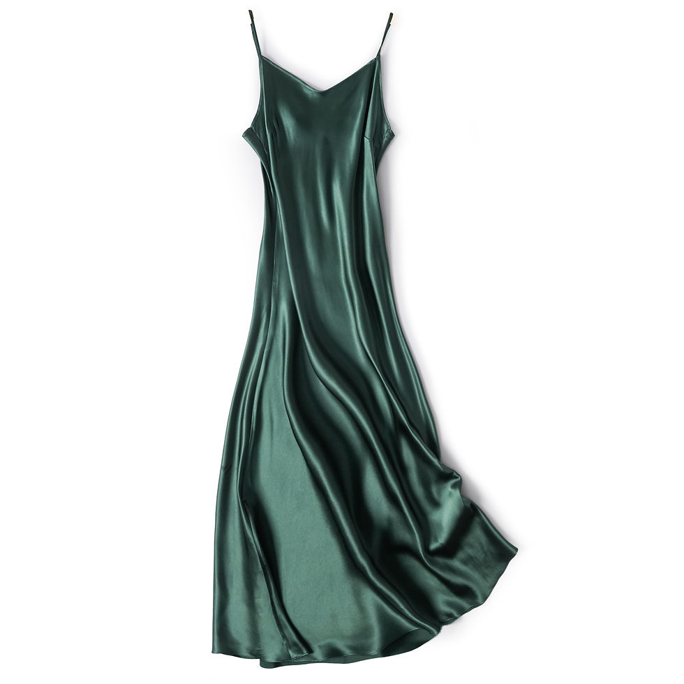 Thumbnail: Mulberry Silk Satin Slip Maxi Dress