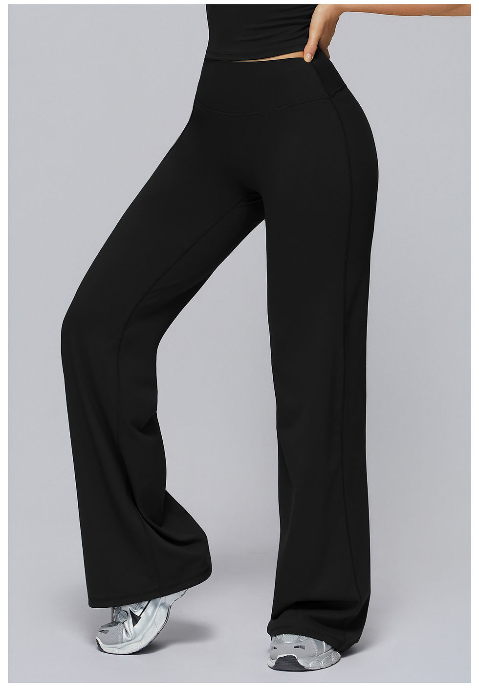 Thumbnail: High Waist Flared Active Leggings