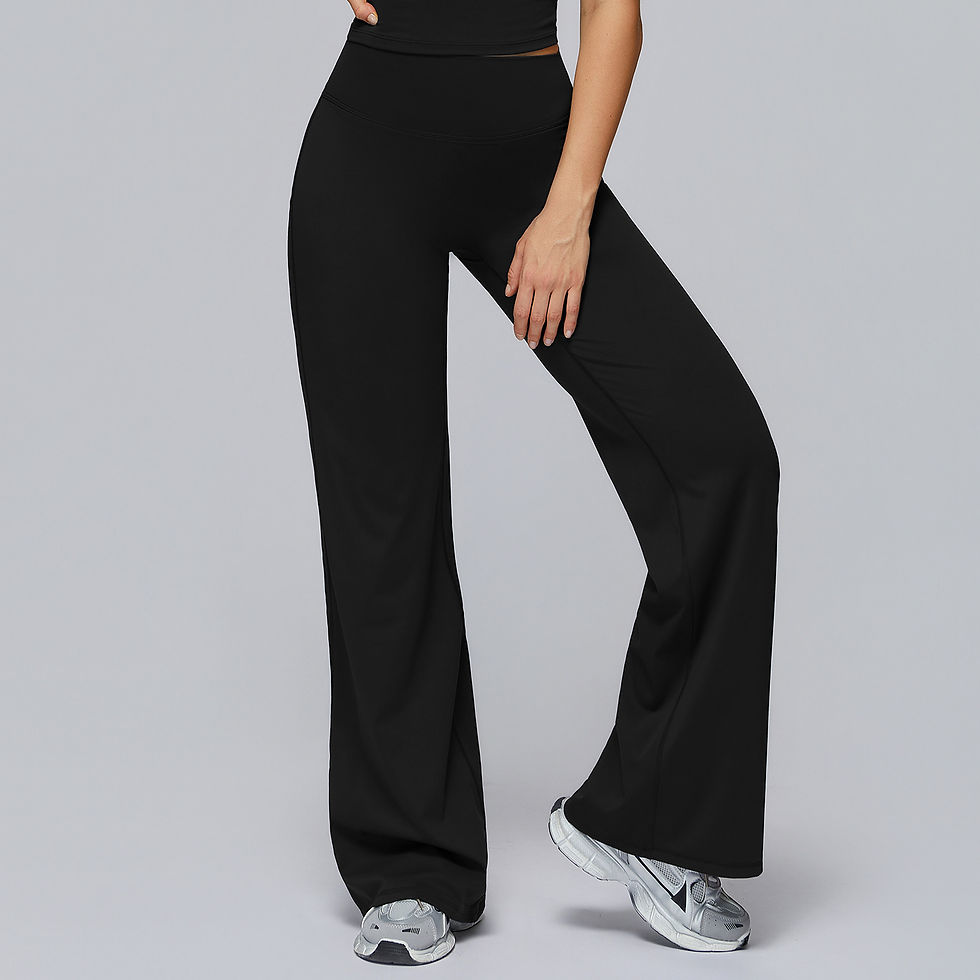 Thumbnail: High Waist Flared Active Leggings