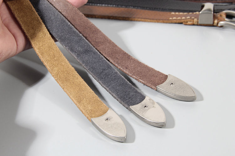 Thumbnail: Knotted Slim Leather Waist Belt
