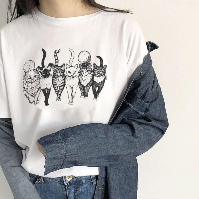 Thumbnail: Cat Gang Graphic T-Shirt