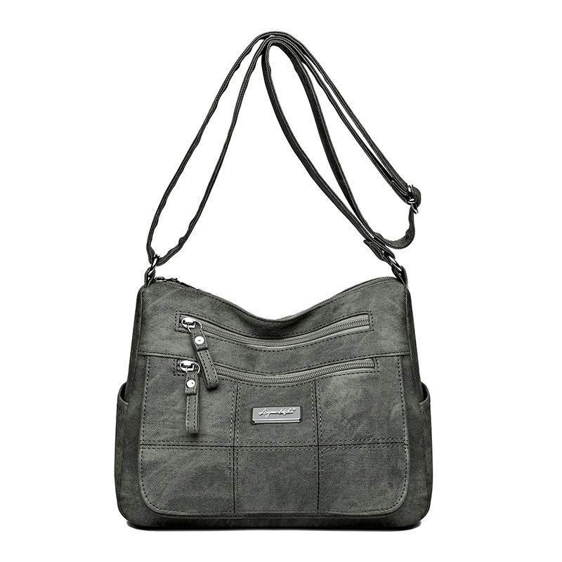 Thumbnail: Oxford Multi-Zip Messenger Bag
