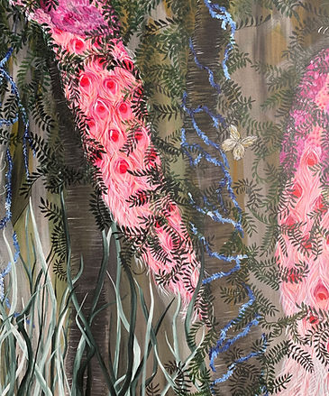 Avis Rosa in Horto Sensuum 2022 acrylic on canvas 116X90.jpg