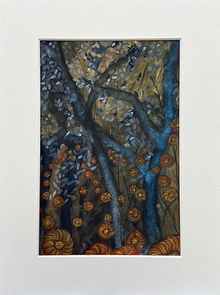 Calceolaria in Horto Sensuum,2020, watercolor gouache on paper, 19X29.jpeg