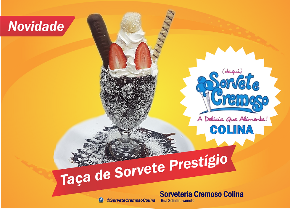 TAÇA SORVETE PRESTÍGIO