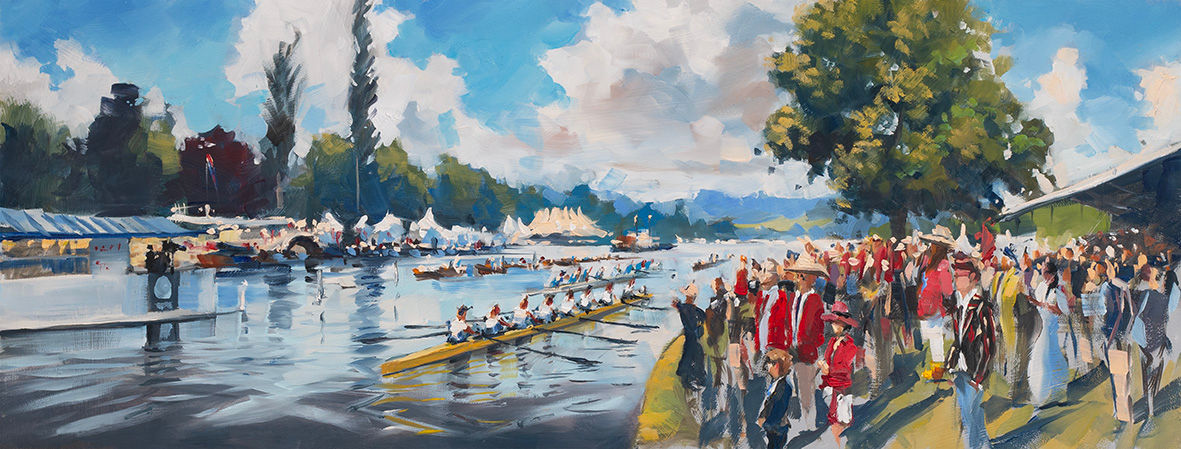 Henley Royal Regatta - Rowing down the Thames