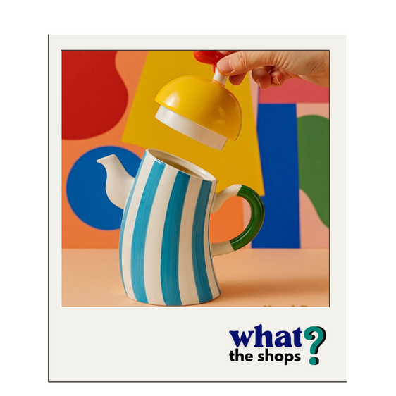 Ceramic Waist-Handle Teapot