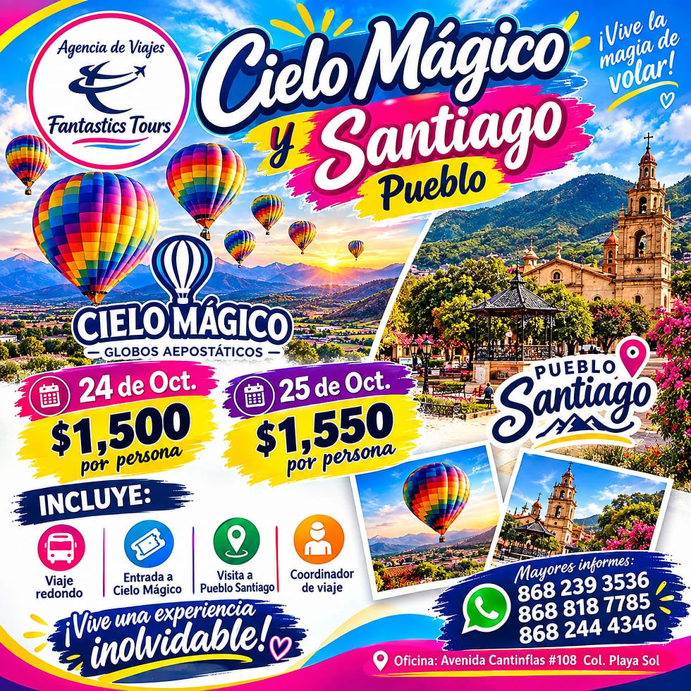 flayer cielo magico 24 o 25 oct
