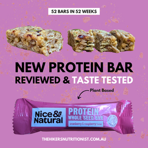 Nice & Natural Whole Seed Cranberry & Raspberry Protein Bar Review