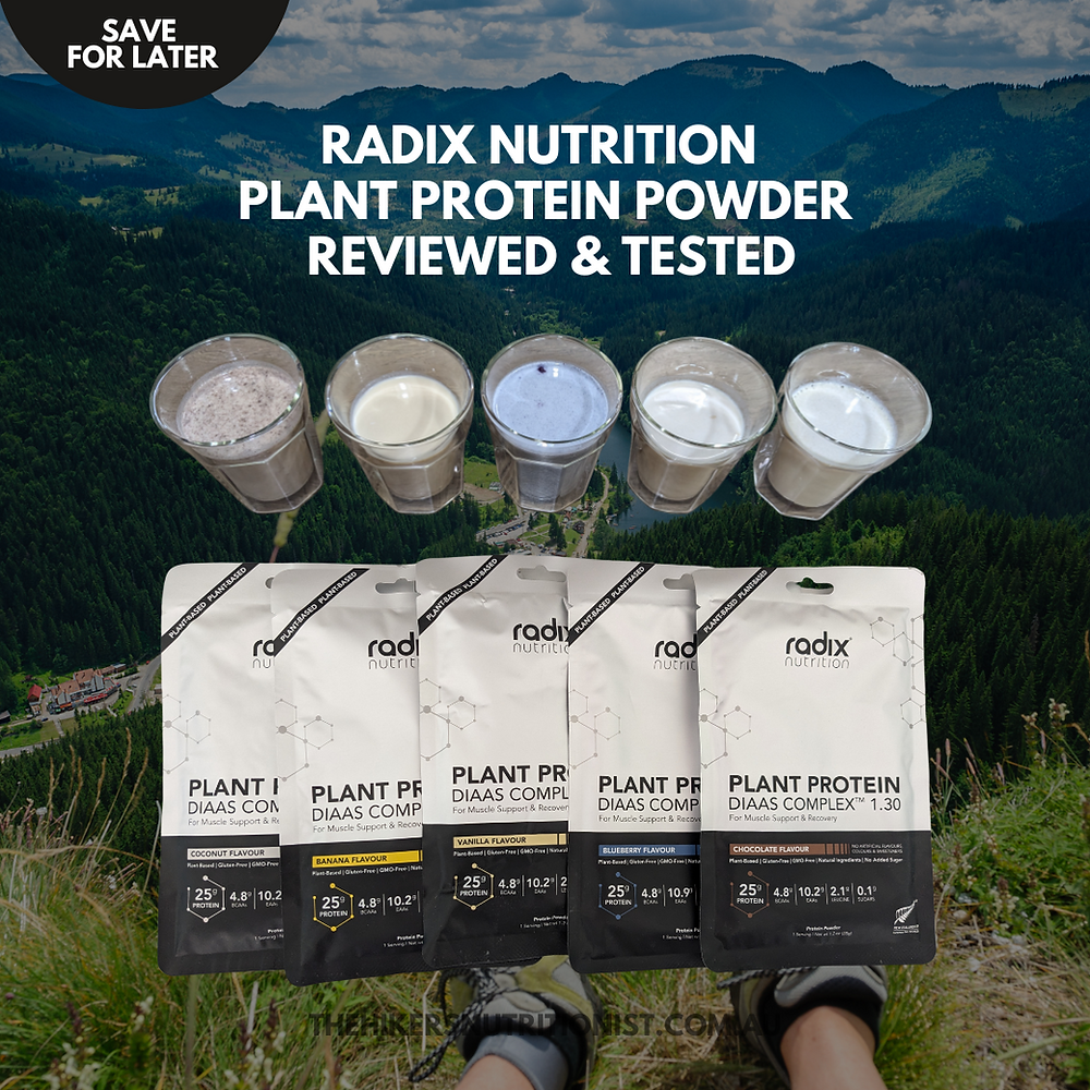 Afc Powder Radix Nutrition Plant Protein Powder DIAAS Complex 1.30 Review