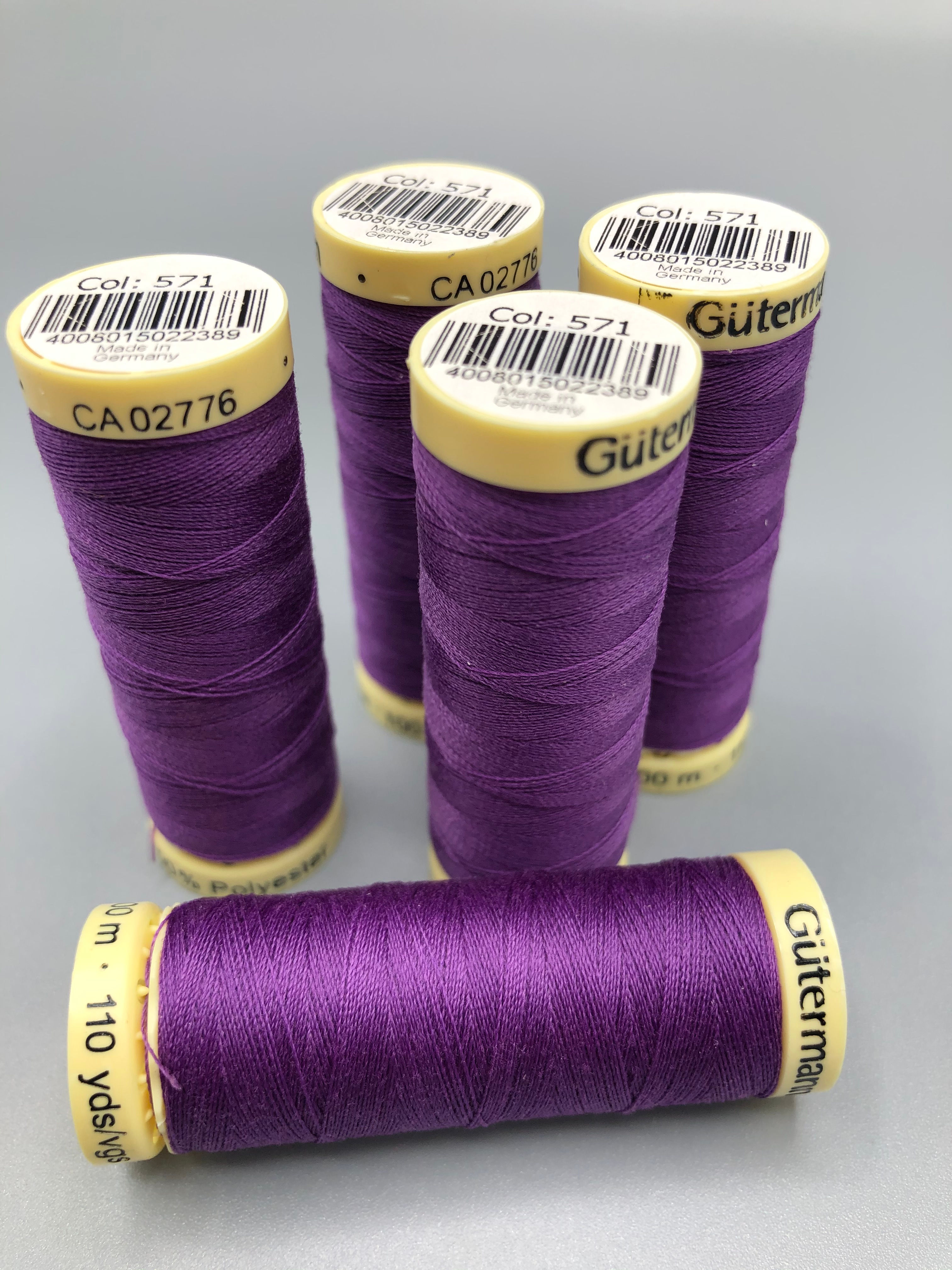 571 VIOLET - BOBINE FIL GUTERMANN