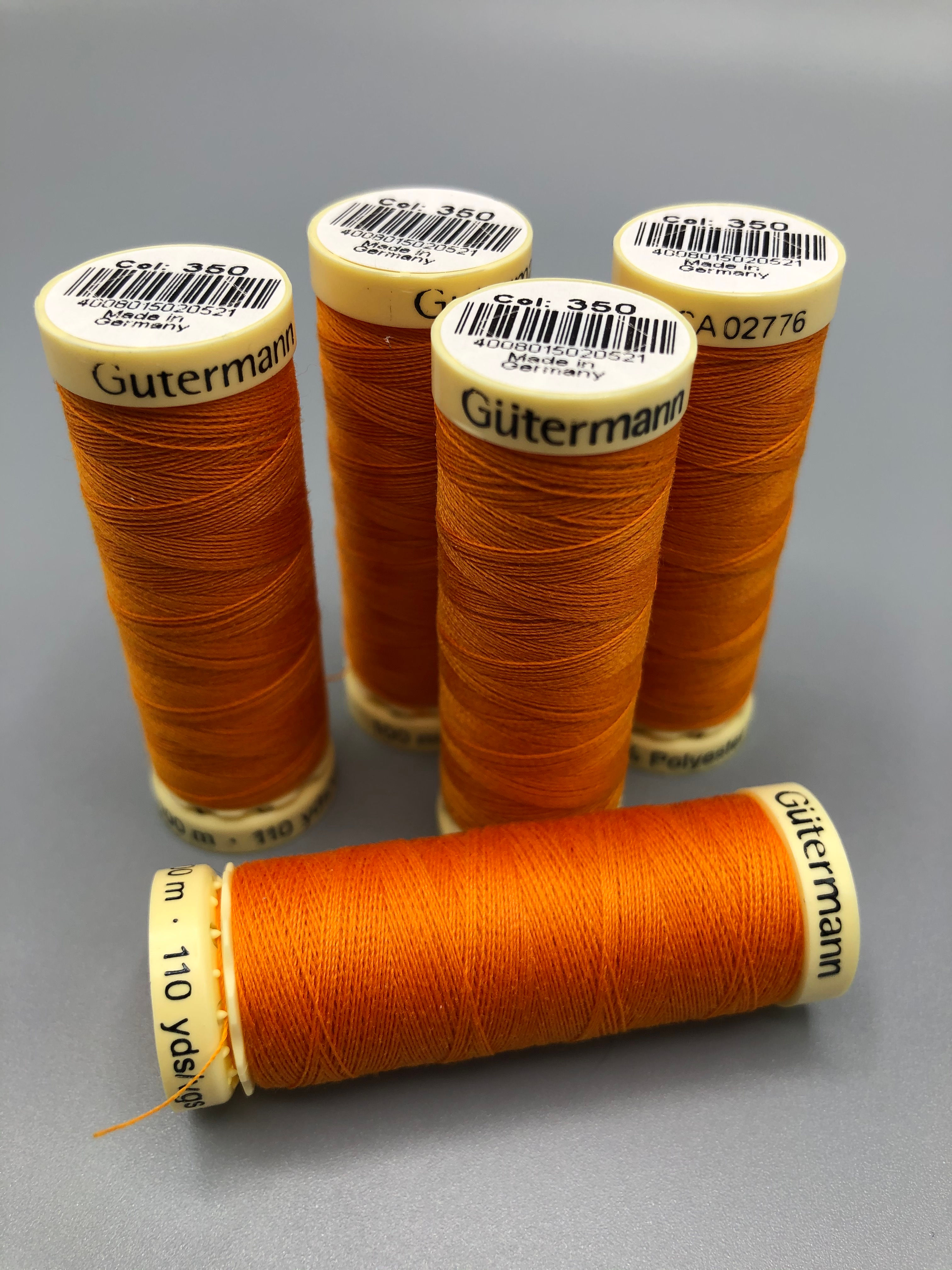 350 ORANGE - BOBINE FIL GUTERMANN