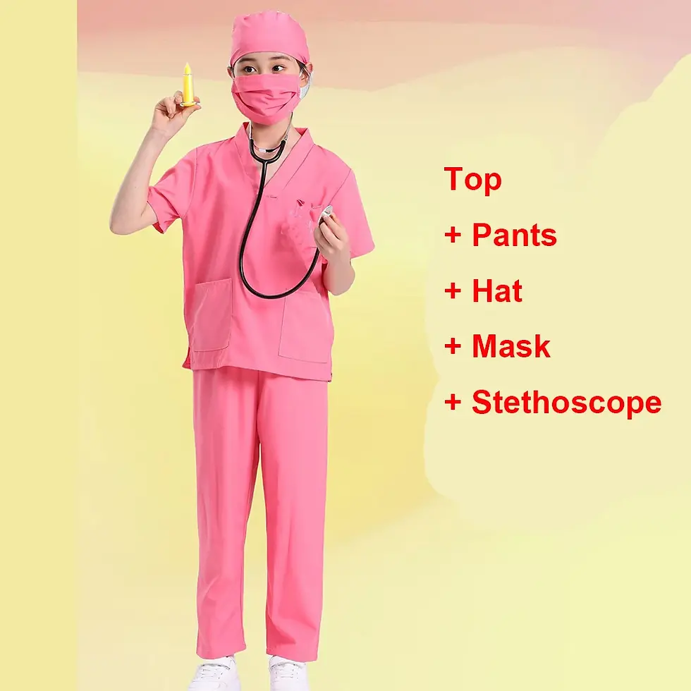 サムネイル： Disfraz de doctor para niños y niñas,
