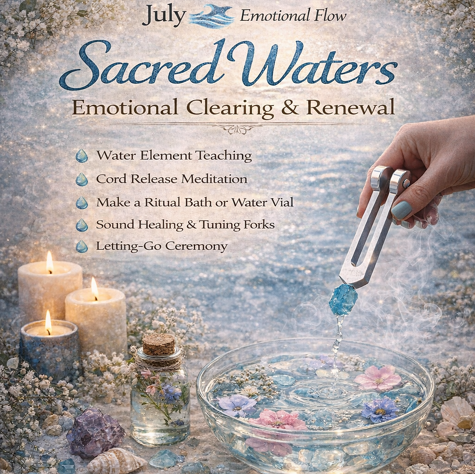 Sacred Waters — Emotional Clearing & Renewal