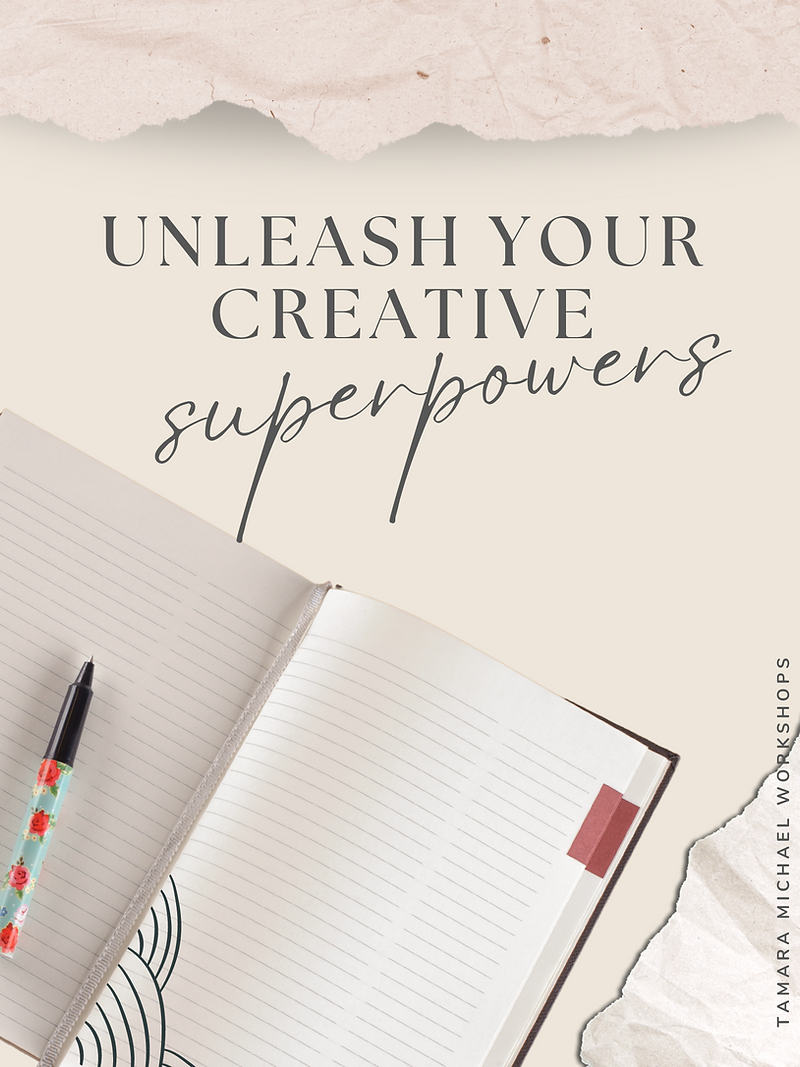 Unleash Your Creative Superpowers - A 31 day  transformative journal -  Ebook