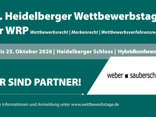 Treffen Sie uns auf den Heidelberger Wettbewerbstagen!