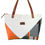 Miniatura: Bolso de hombro estampado naranja