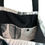 Miniatura: Bolso tote estampado negro