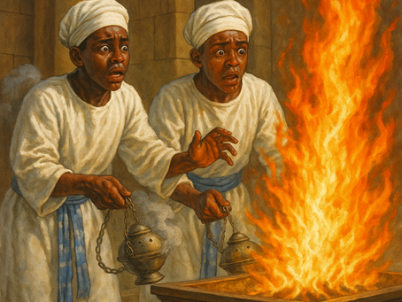 When The Anointed Ones Were Consumed: The Tragic Story of Nadab and Abihu, sons of Aaron, High Priest of YisraÉL