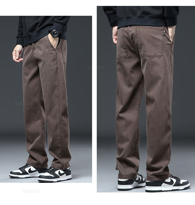 Miniatura: Calça jeans masculina de tecido Lyocell 