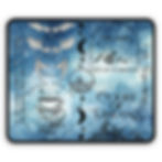 Thumbnail: Night Court celestial desk mat with ACOTAR quotes