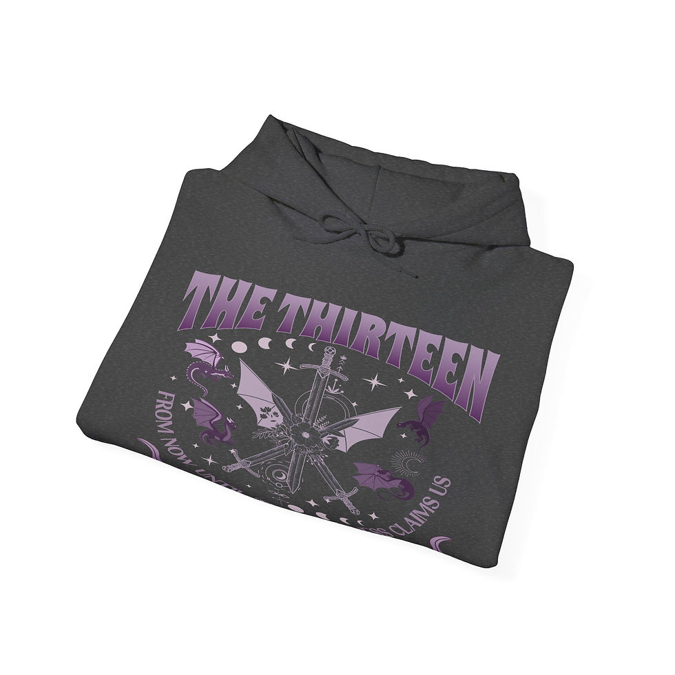 Thumbnail: Dark hoodie with 'THE THIRTEEN' and star graphic
