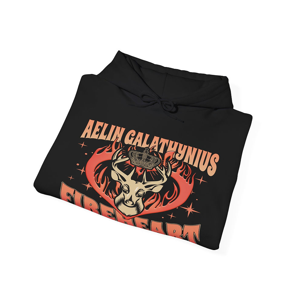 Thumbnail: Aelin Galathynius Fireheart skull hoodie