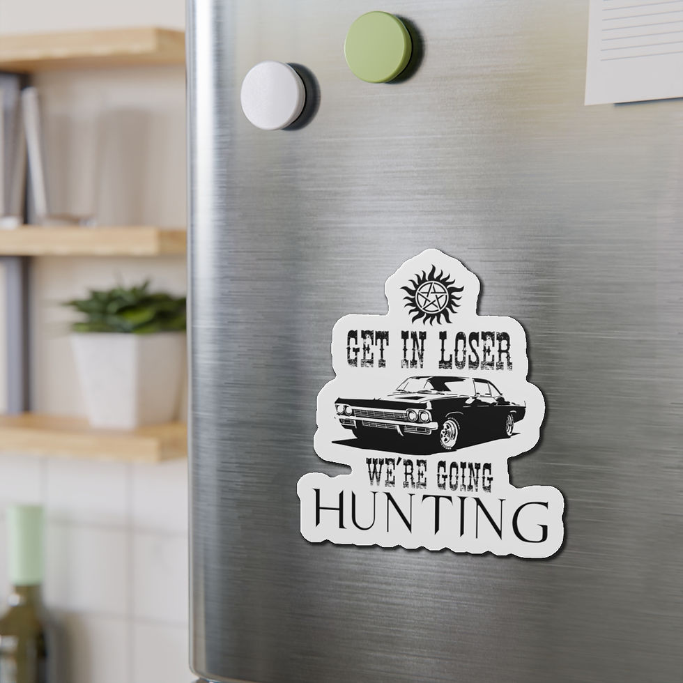 Thumbnail: Supernatural inspired - Going Hunting magnet - choice of 3 sizes
