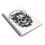 Thumbnail: Skull & Dragonfly Spiral Ruled Notebook — "Grow from the dirt they left you in" 